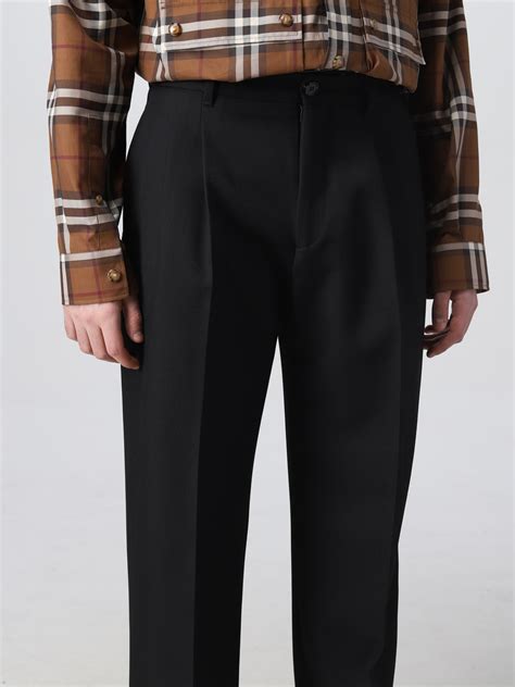 black burberry pant|burberry twill trousers.